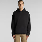 Vintage Washed Frayed-Hem Hoodie