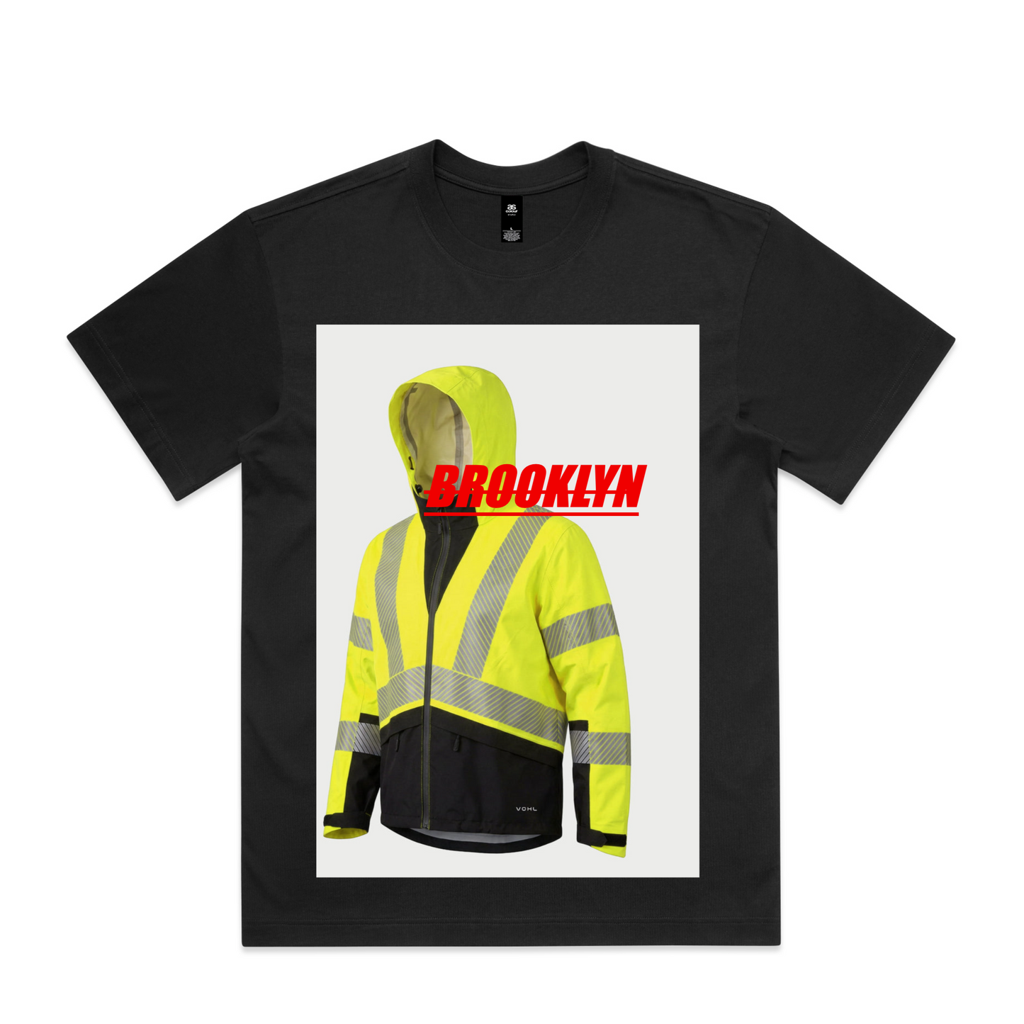 T-shirt - Black Front