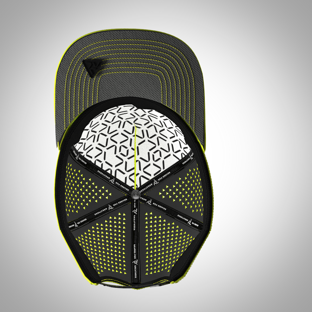 High Vis 5 Panel Snapback Cap