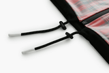 3D Tartain Plaid Lined Raincoat