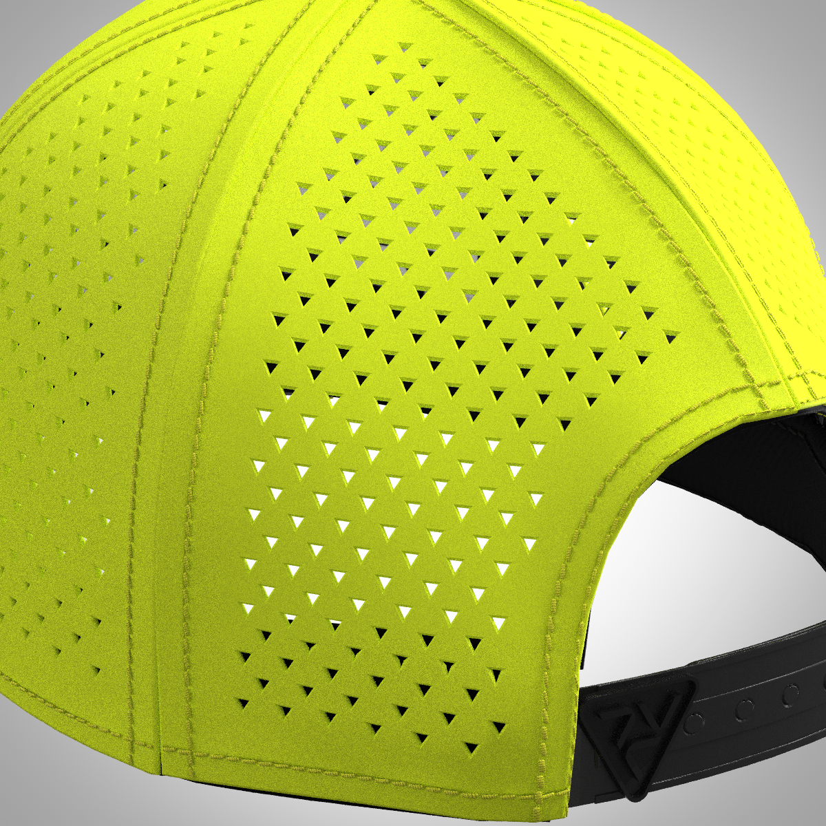 High Vis 5 Panel Snapback Cap