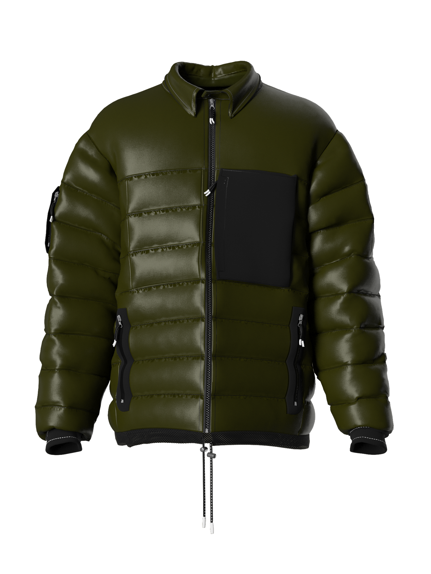 Mid Weight Puffer With Collar