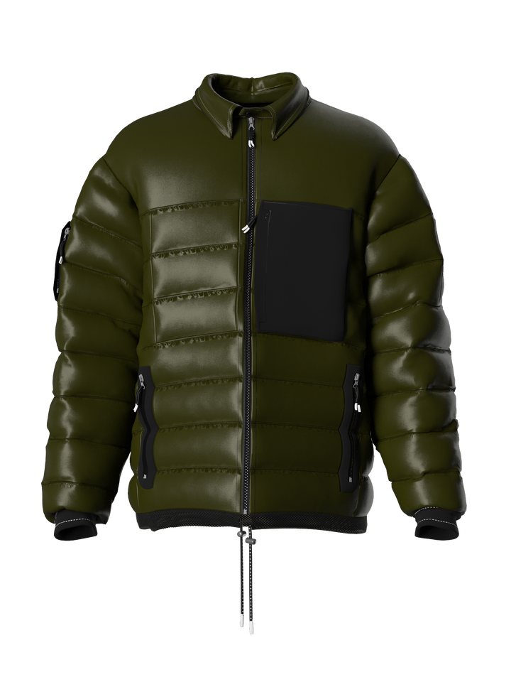 Mid Weight Puffer With Collar