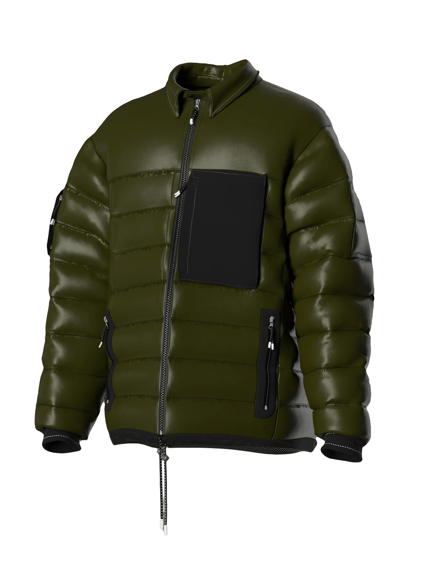 Mid Weight Puffer With Collar