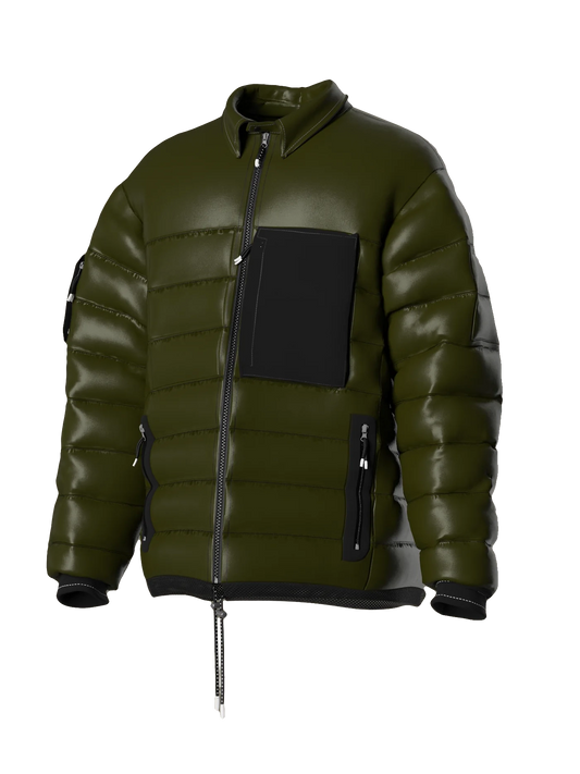 Mid Weight Puffer With Collar