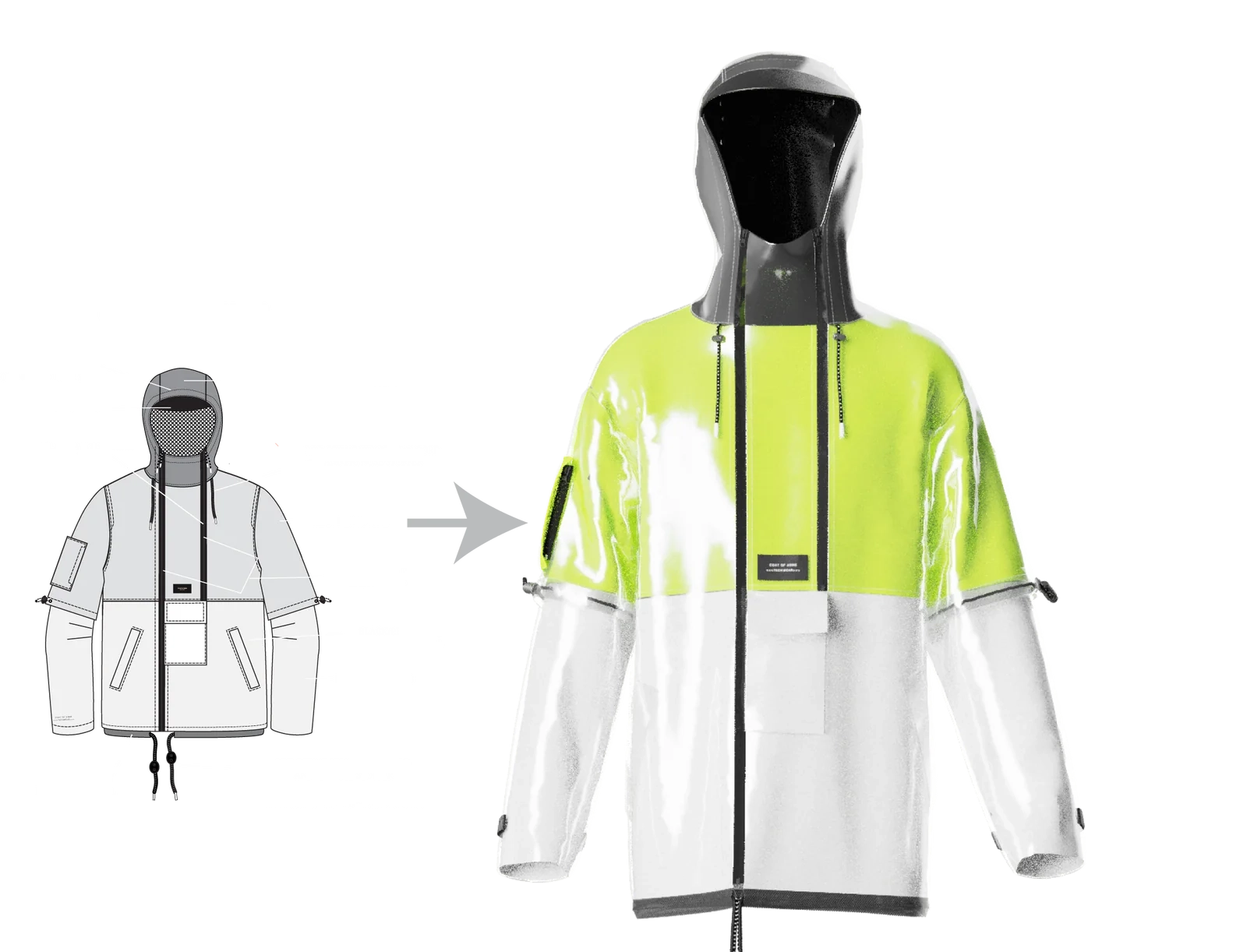 Raincoat design