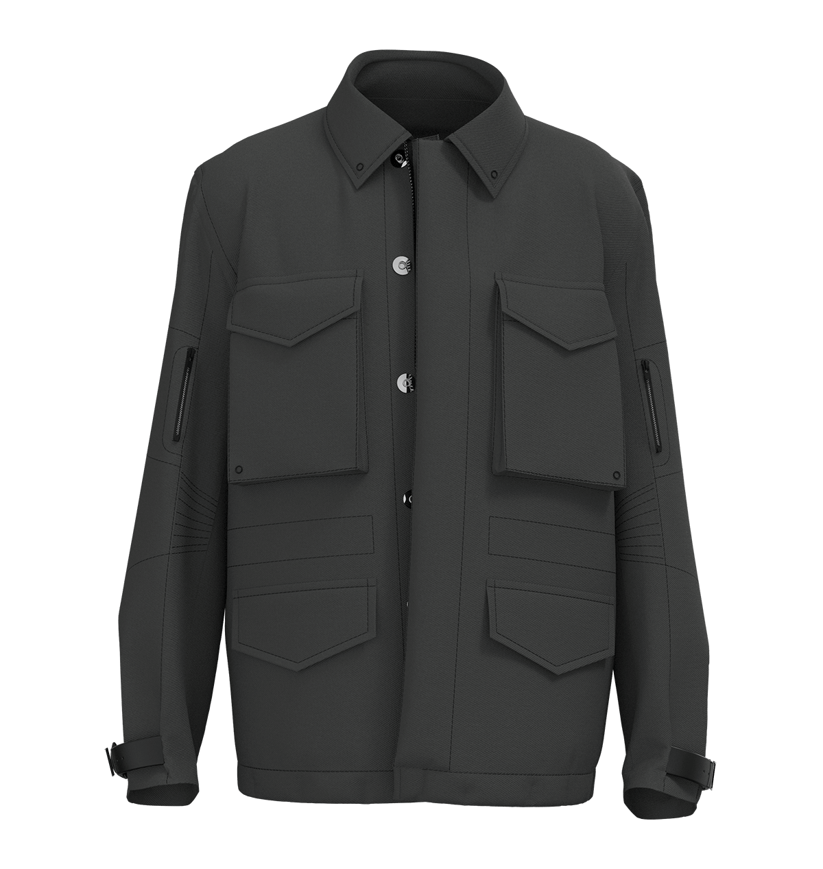 Classic M65 Jacket with Collar