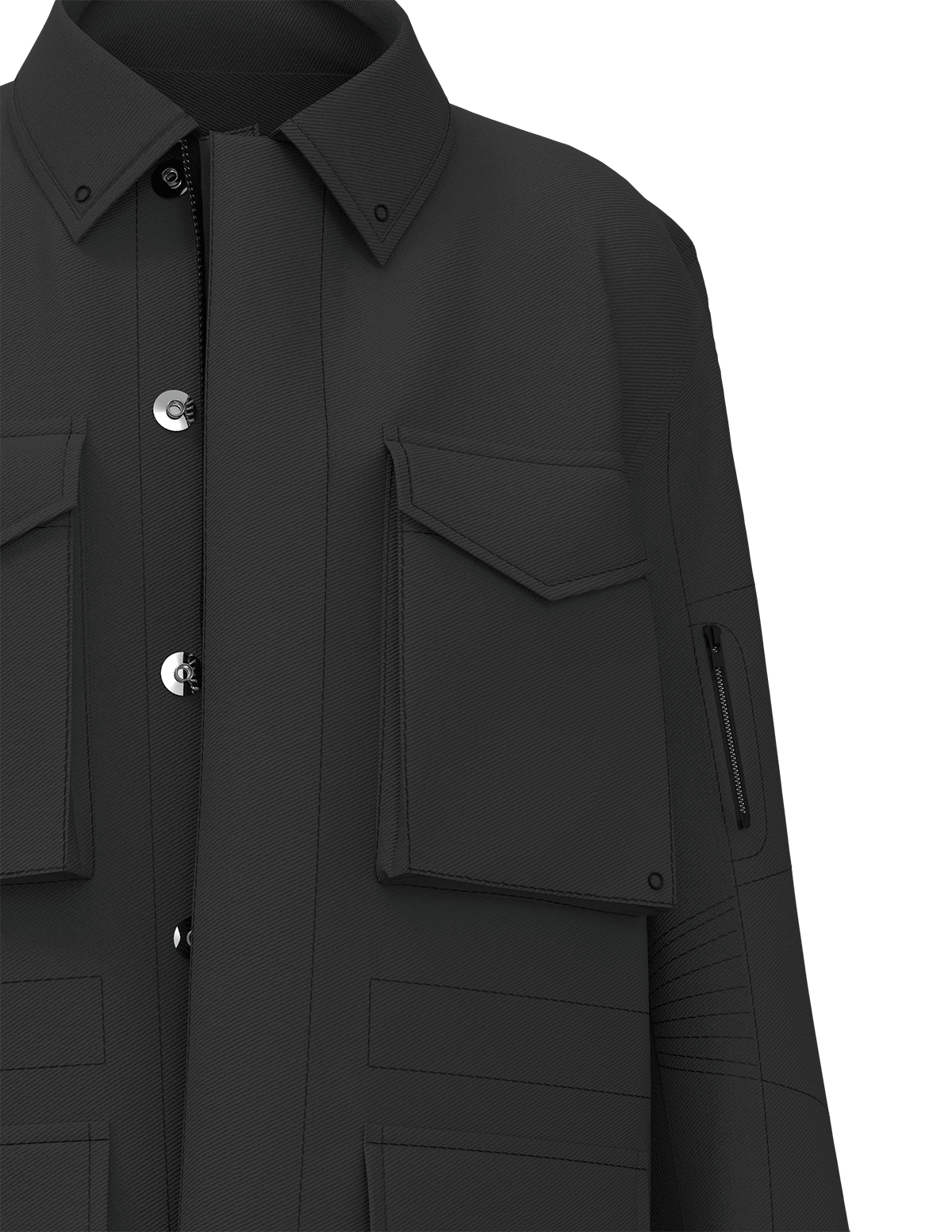Classic M65 Jacket with Collar