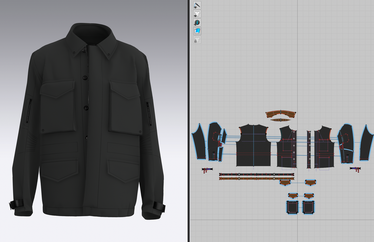 Classic M65 Jacket with Collar