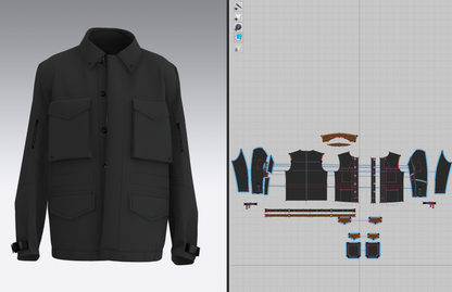Classic M65 Jacket with Collar