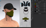 3D Technical Face Mask