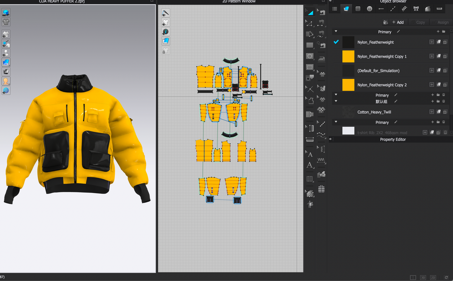 Multi Pocket Puffer Design