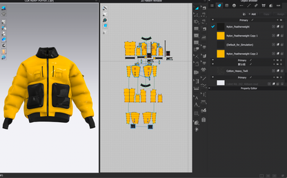 Multi Pocket Puffer Design