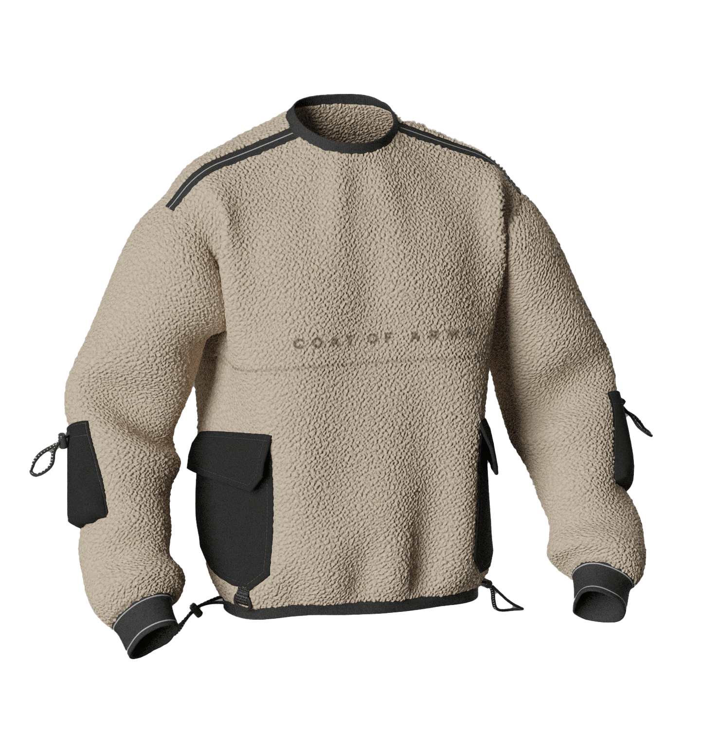 3D Tech Sherpa Crewneck
