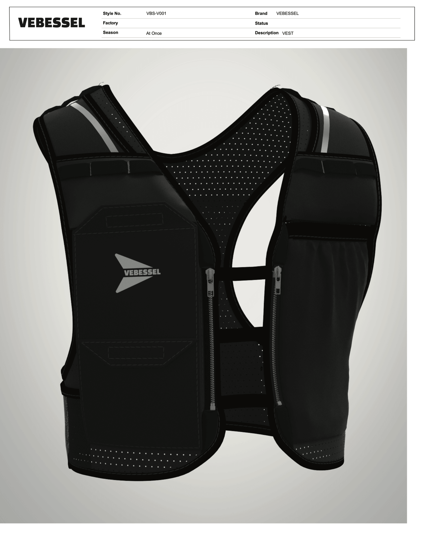 3D Running Vest and Tech Pack