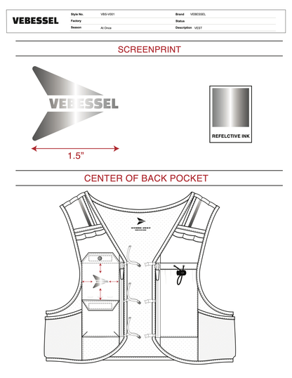 3D Running Vest and Tech Pack