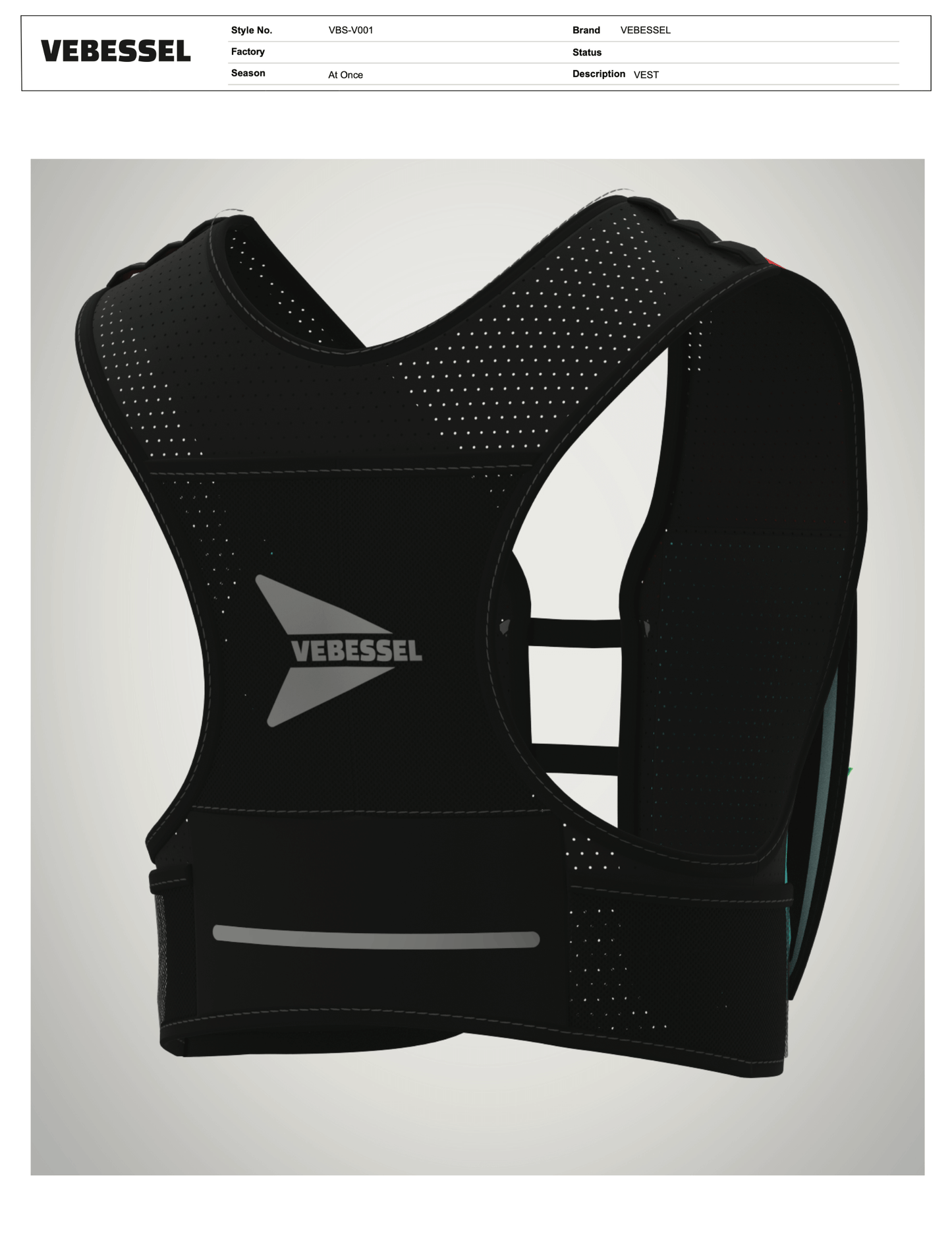 3D Running Vest and Tech Pack