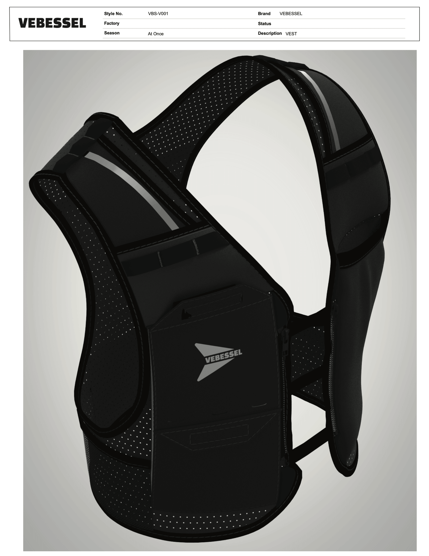 3D Running Vest and Tech Pack