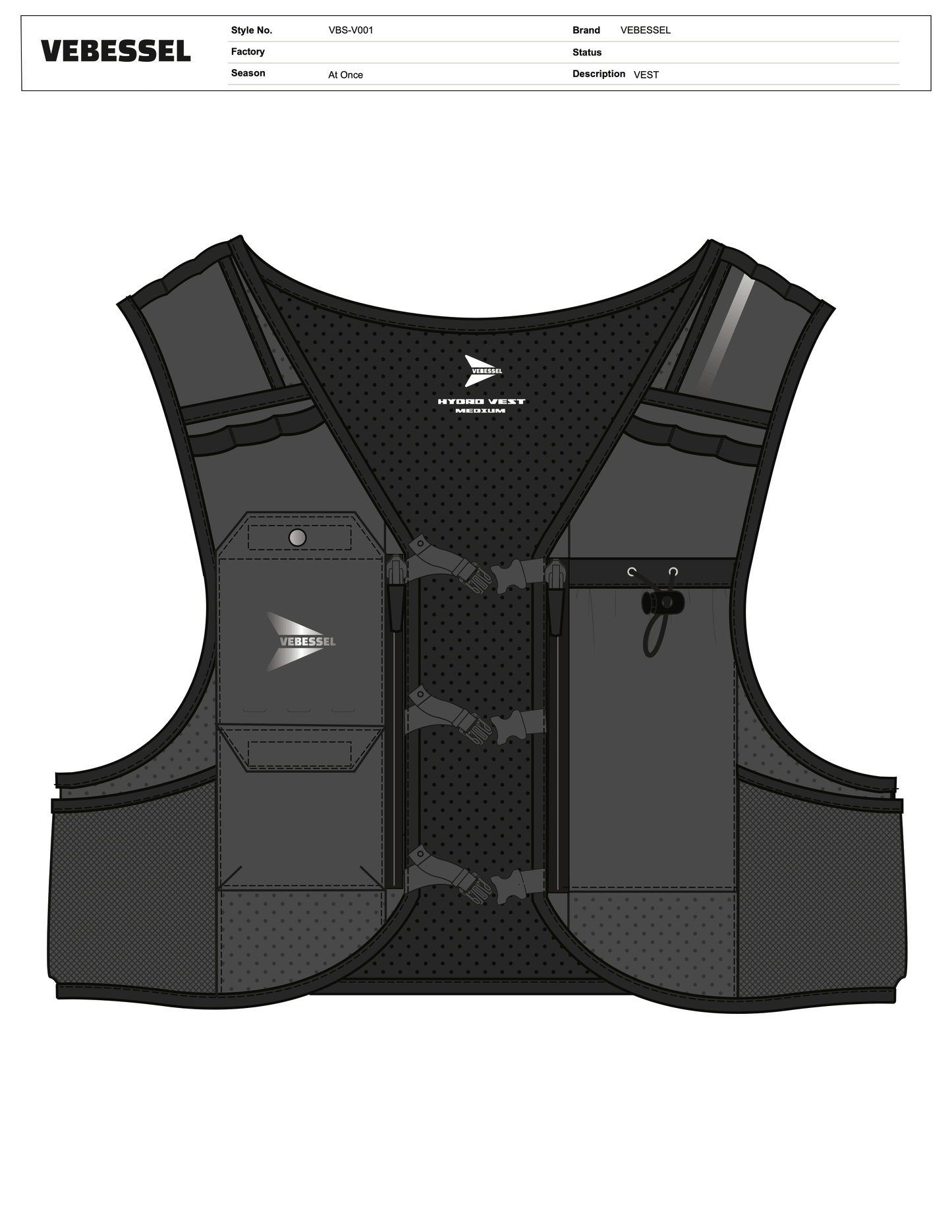 3D Running Vest and Tech Pack