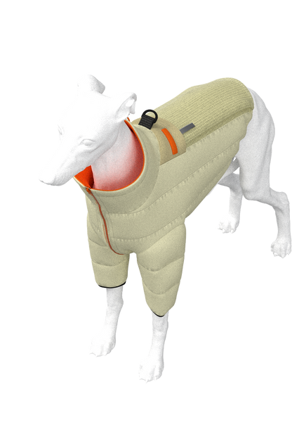 Technical Dog Puffer Coat