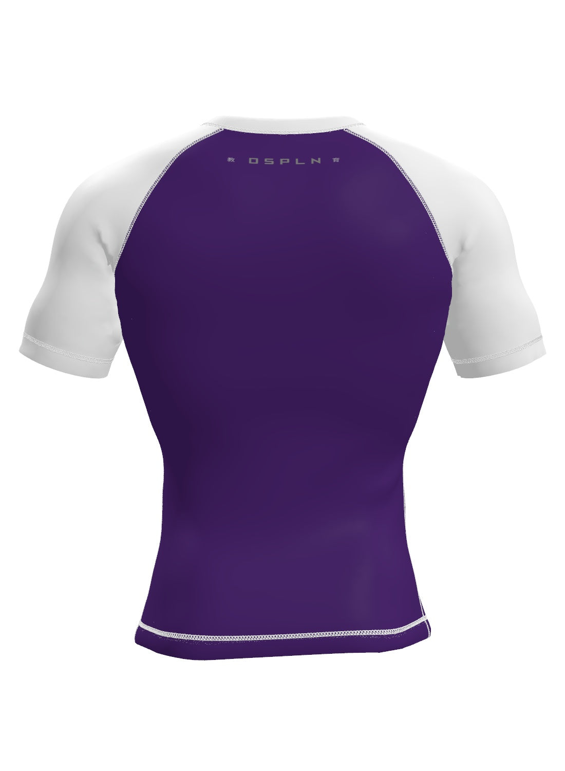 Custom Short Sleeve Rashguard - Black Back