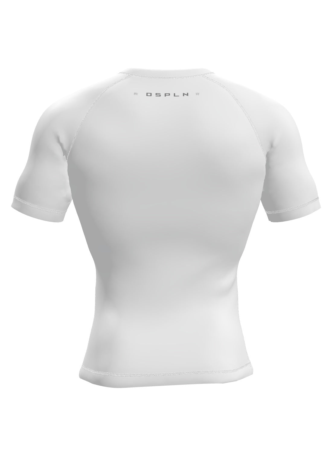 Custom Short Sleeve Rashguard - White Back