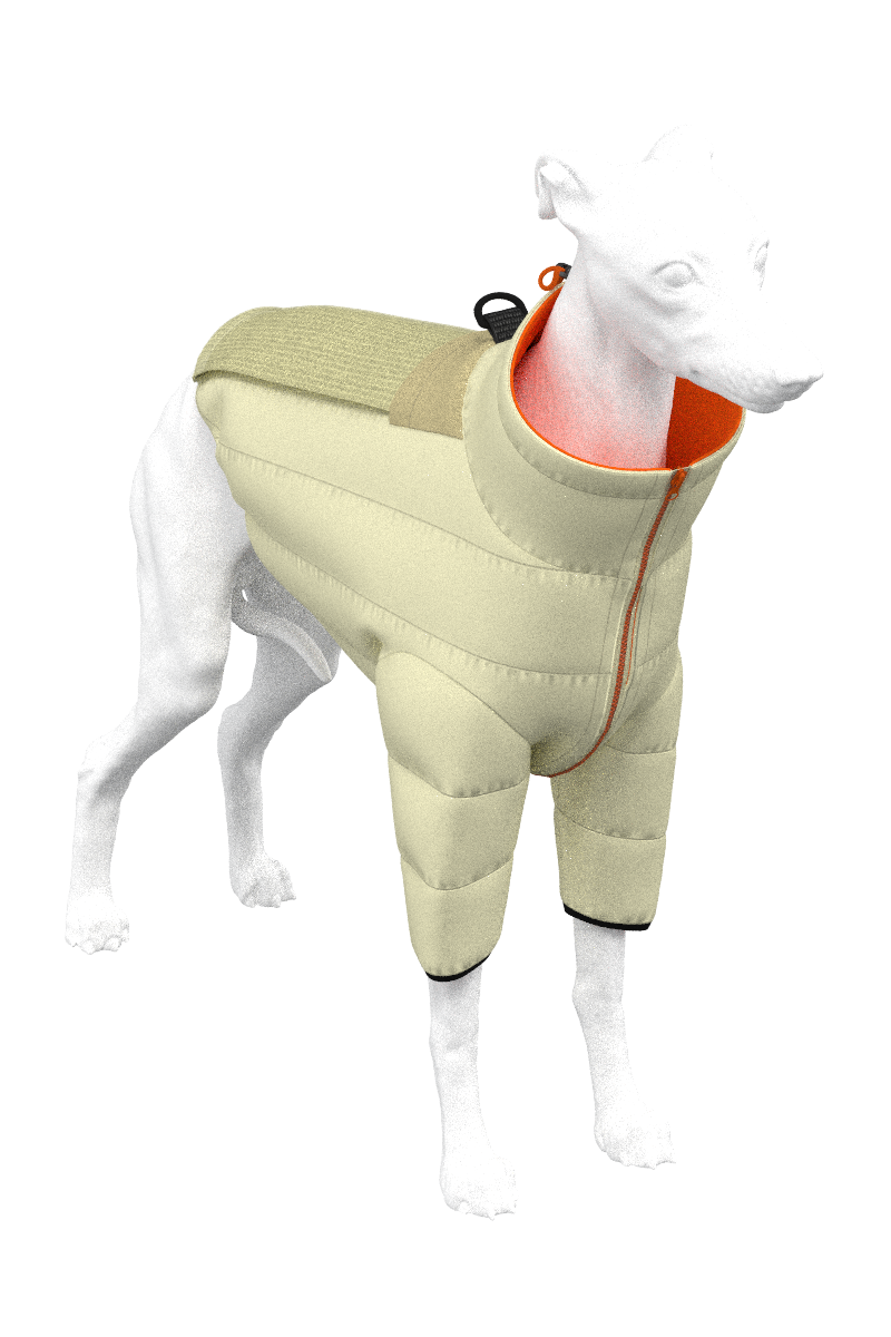 Technical Dog Puffer Coat