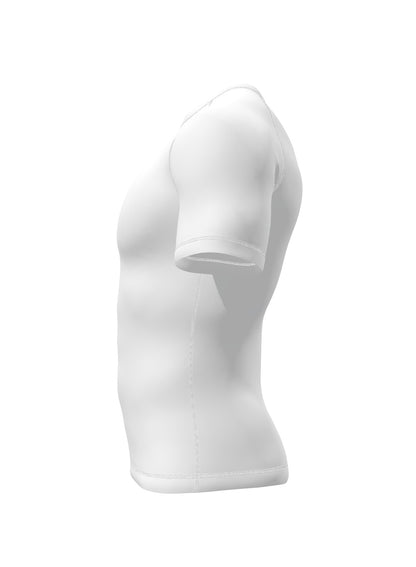 Custom Short Sleeve Rashguard - White 3 Left