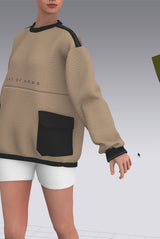 3D Tech Sherpa Crewneck