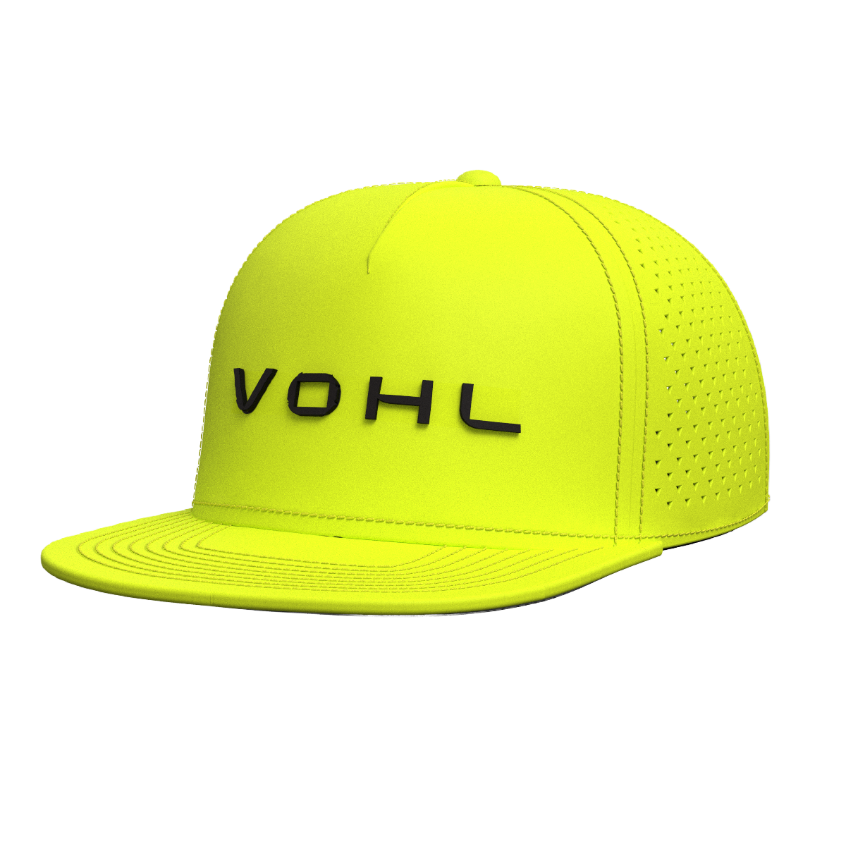 High Vis 5 Panel Snapback Cap