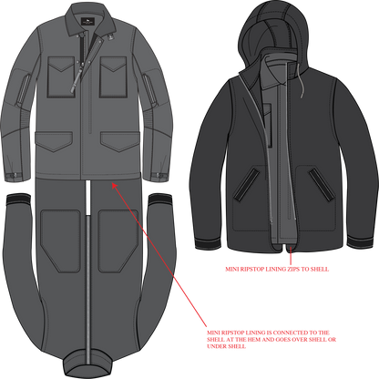 Double Layer Jacket