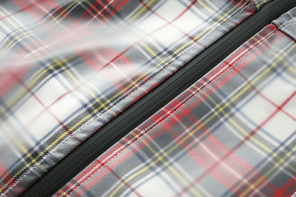 Transparent Tartan Rain Coat