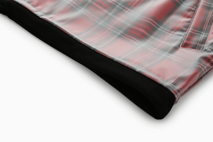 Transparent Tartan Rain Coat