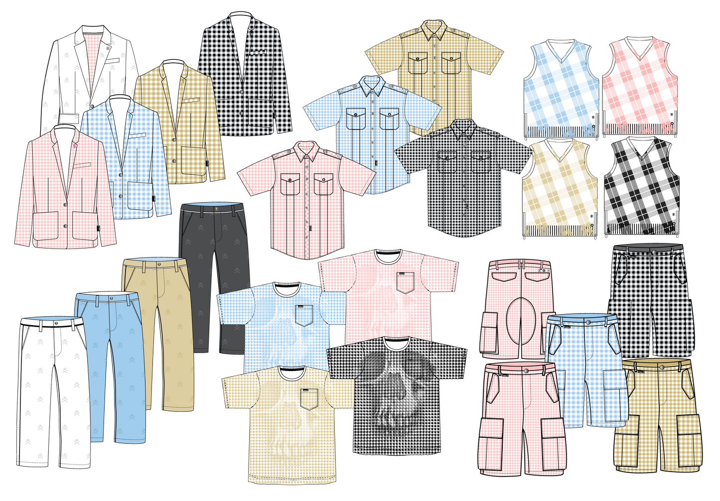 Spring Gingham Group