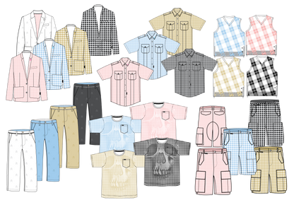 Spring Gingham Group