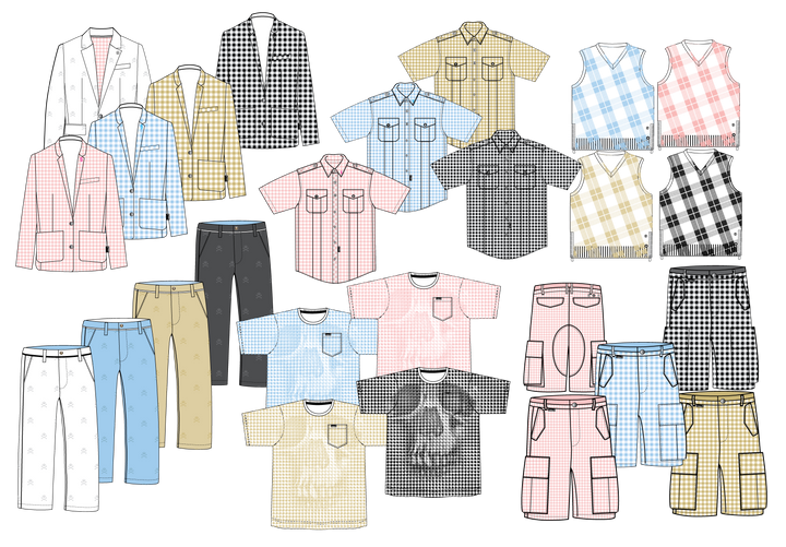 Spring Gingham Group