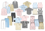 Spring Gingham Group
