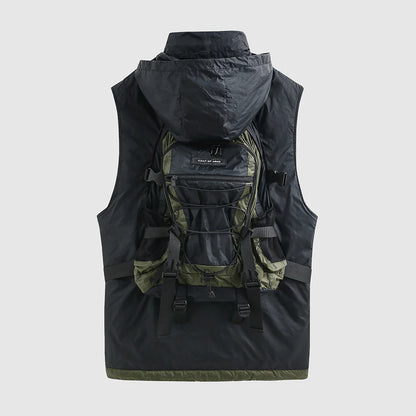 Back Pack with Packable Down Vest