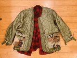 Upcylced Vintage Military Liner