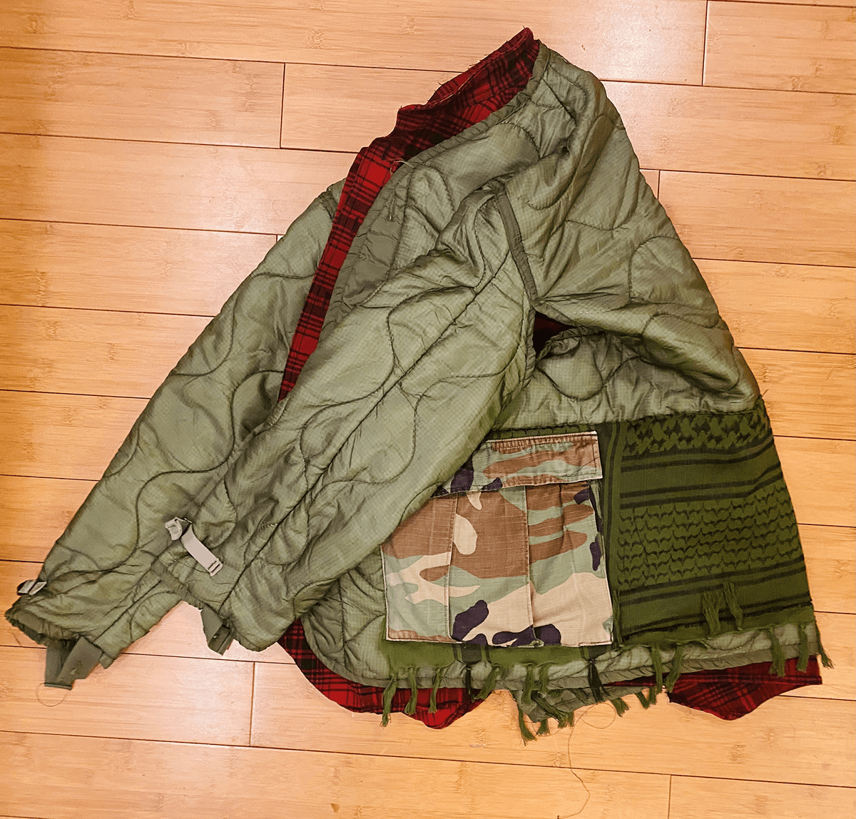 Upcylced Vintage Military Liner