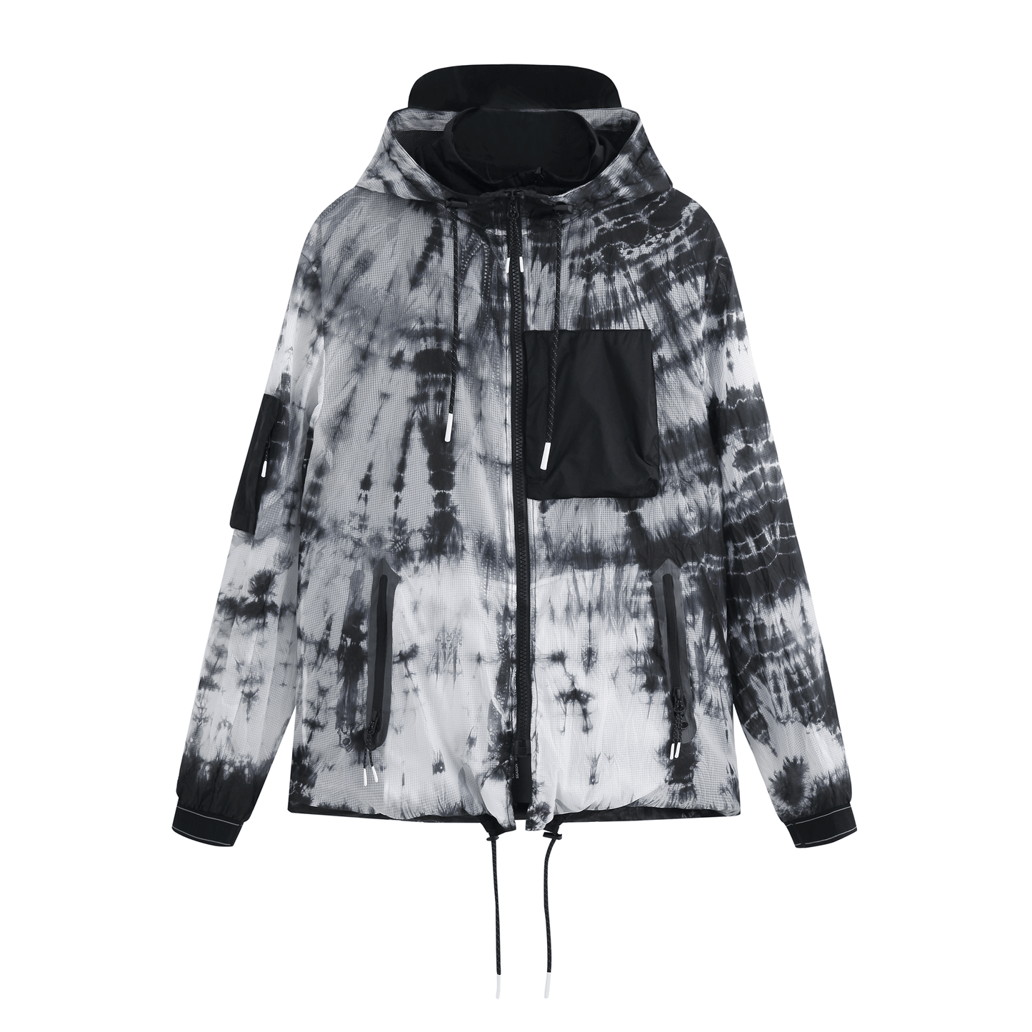 Tie Dyed Transparent Spring WindBreaker
