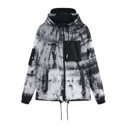 Tie Dyed Transparent Spring WindBreaker