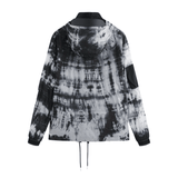 Tie Dyed Transparent Spring WindBreaker