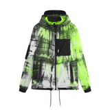 Tie Dyed Transparent Spring WindBreaker