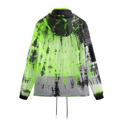 Tie Dyed Transparent Spring WindBreaker
