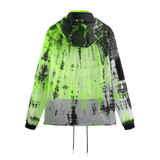 Tie Dyed Transparent Spring WindBreaker