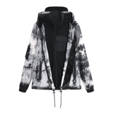 Tie Dyed Transparent Spring WindBreaker