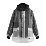 PU Raincoats with Zip Out Puffer Lining