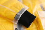 PU Raincoats with Zip Out Puffer Lining
