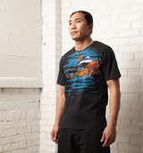 Vector Japanese Octopuss Graphic T-shirt
